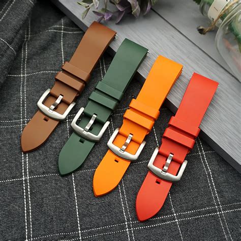 most comfortable rubber watch strap